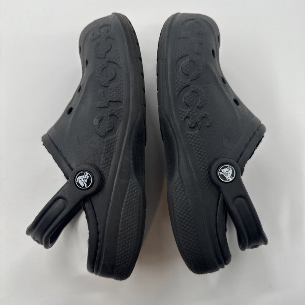 Crocs Dual Comfort Fleece Lined Crocs Womens 7 Blue Clogs Mens 5 Casual - Picture 9 of 12